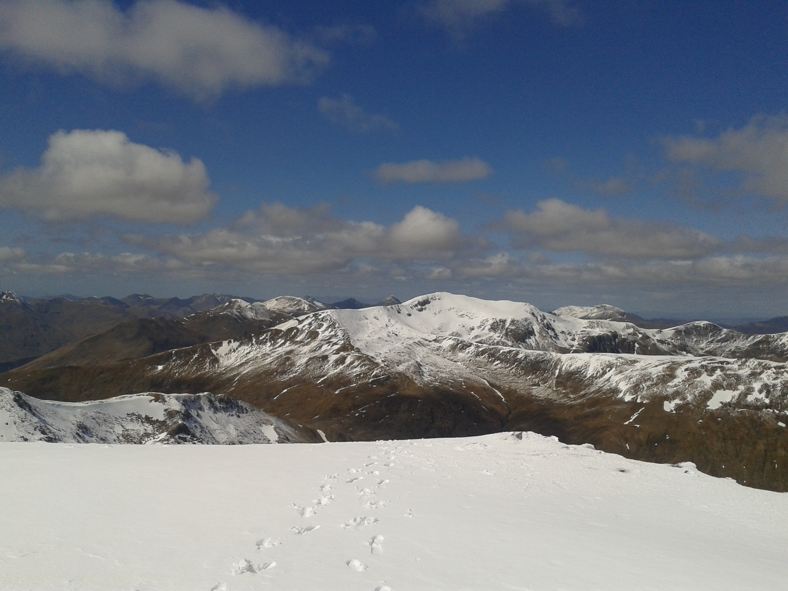 Sgurr nan Conbhairean, Carn Ghluasaid and Sail Chaorainn